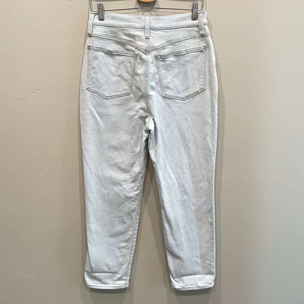 Madewell The Mom Jean in Bloomfield Wash Blue - Size: 28 - Picture 4 of 10